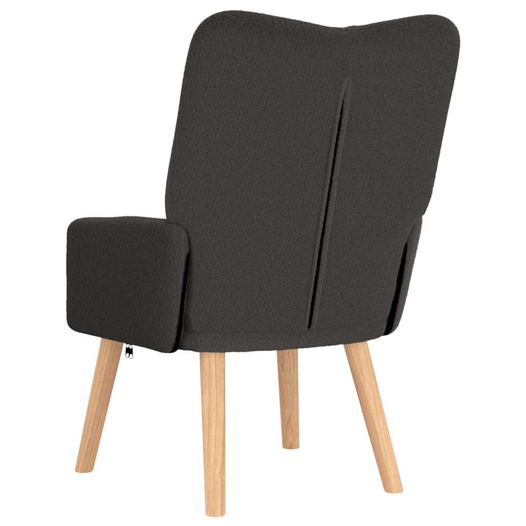 Relaxing Chair Dark grey 63 x 67 x 94 cm Fabric