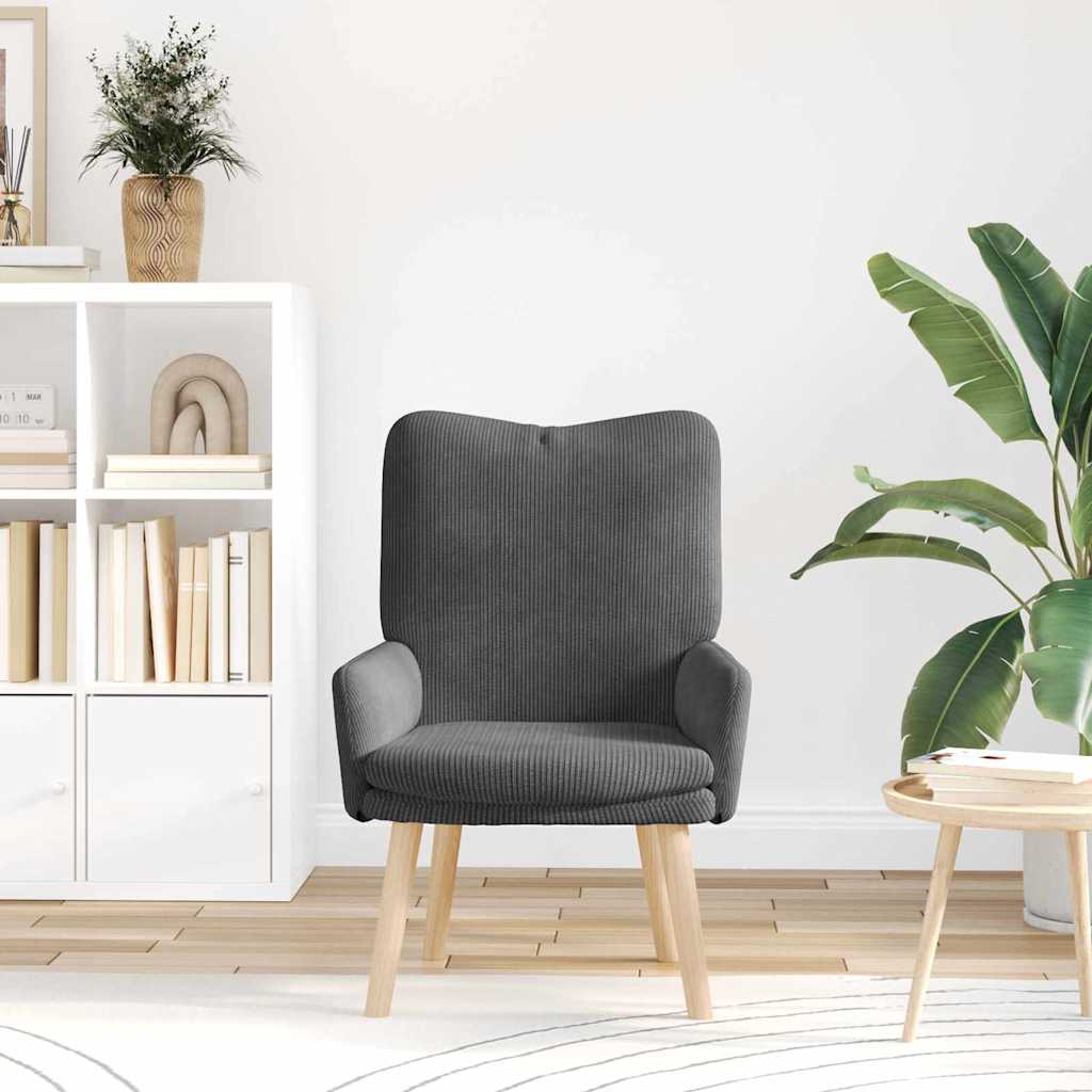 Relaxing Chair Dark grey 63 x 67 x 94 cm Fabric