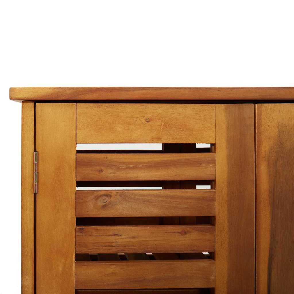 Garden Cabinet with Storage with Door Brown 90 x 40 x 90cm