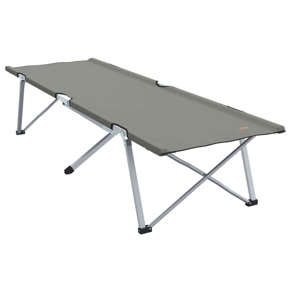 Folding Camping Bed Folding Grey 62 x 194 x 42 cm Oxford fabric