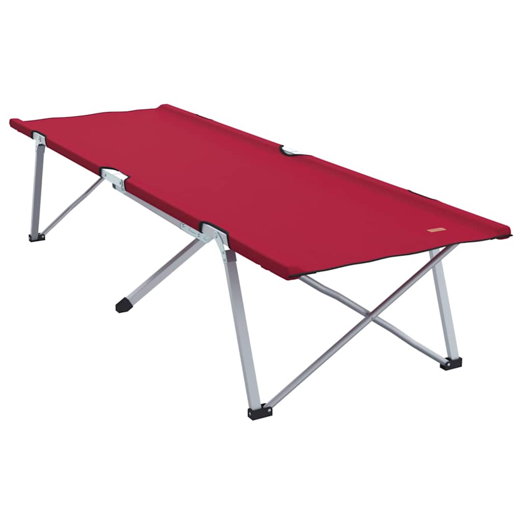 Folding Camping Bed 2 pcs Red 62 x 194 x 42 cm Oxford fabric