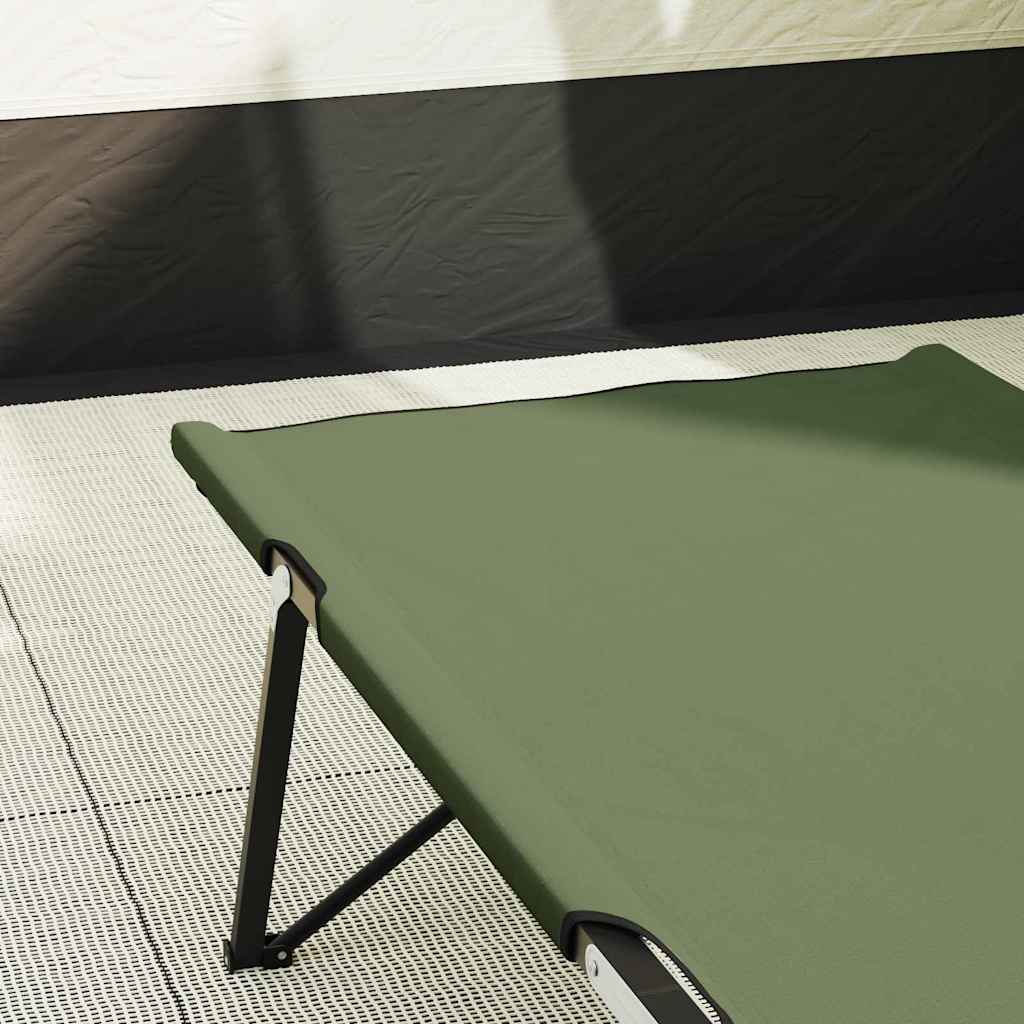 Folding Camping Bed Folding 2 pcs Amy yellow 206 x 76 x 74 cm