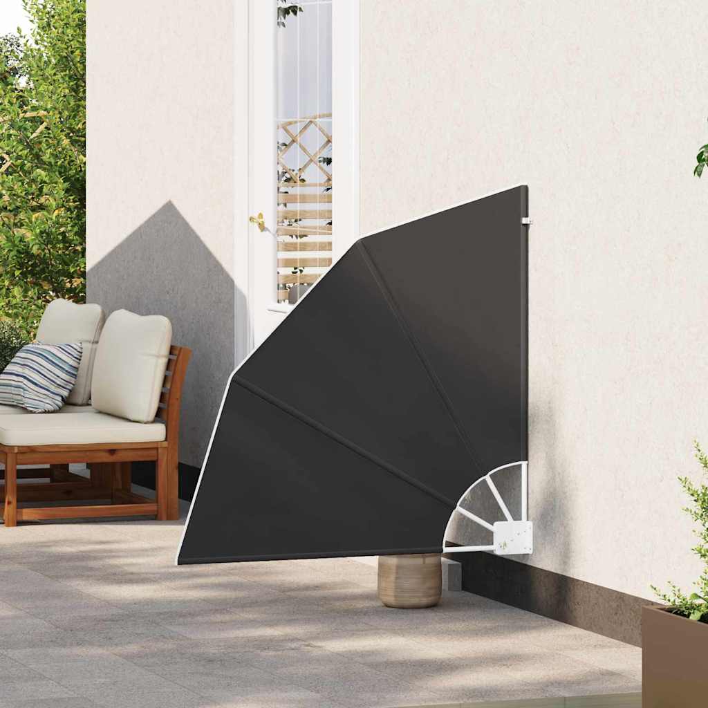 Balcony Privacy Screen Anthracite 115 x 115 cm Fabric