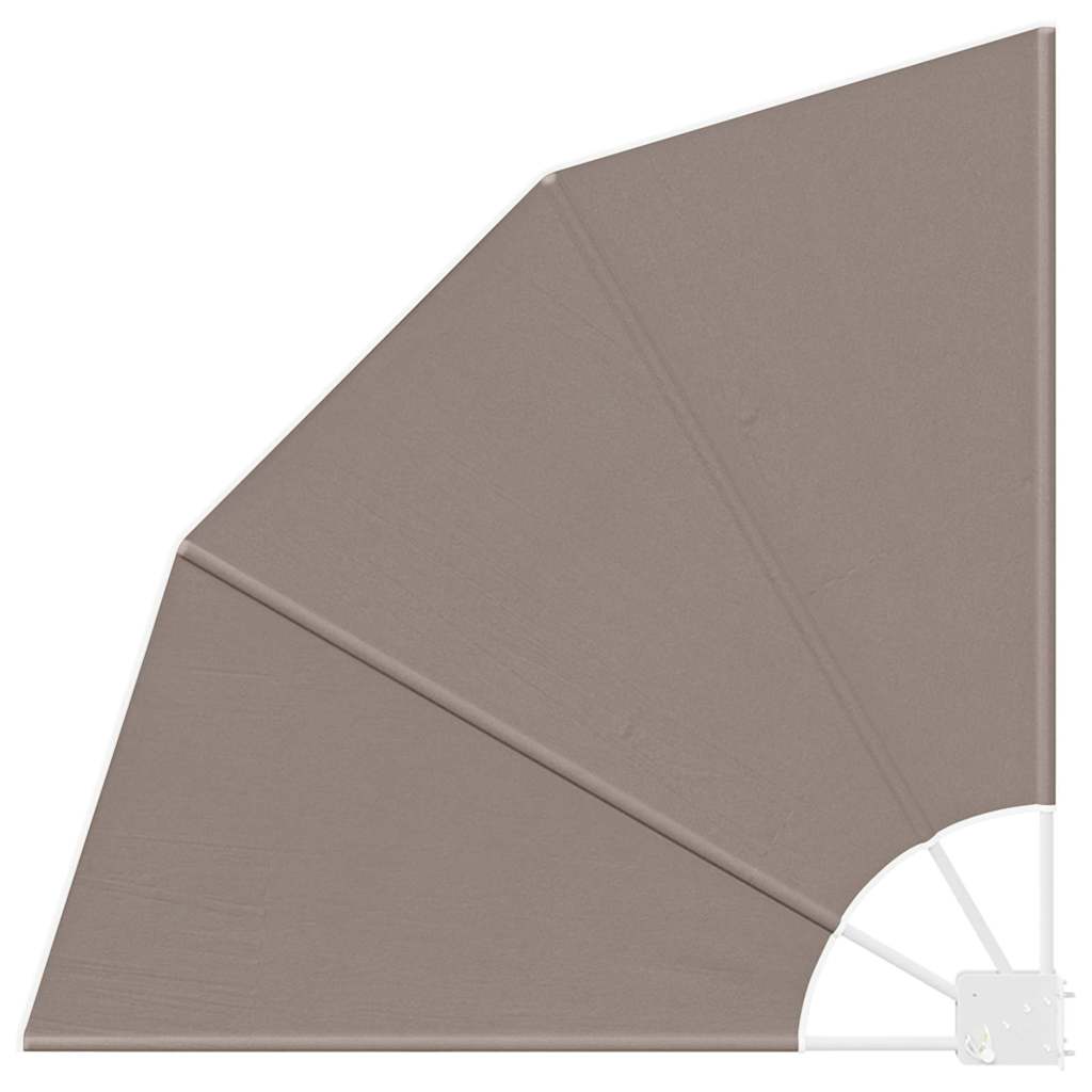 Balcony Privacy Screen Taupe 115 x 115 cm Fabric