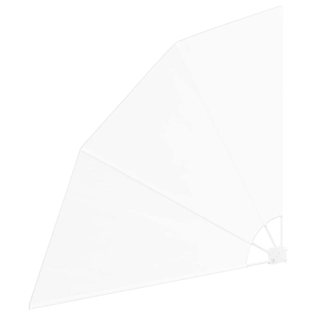 Balcony Privacy Screen White 160 x 160 cm Fabric