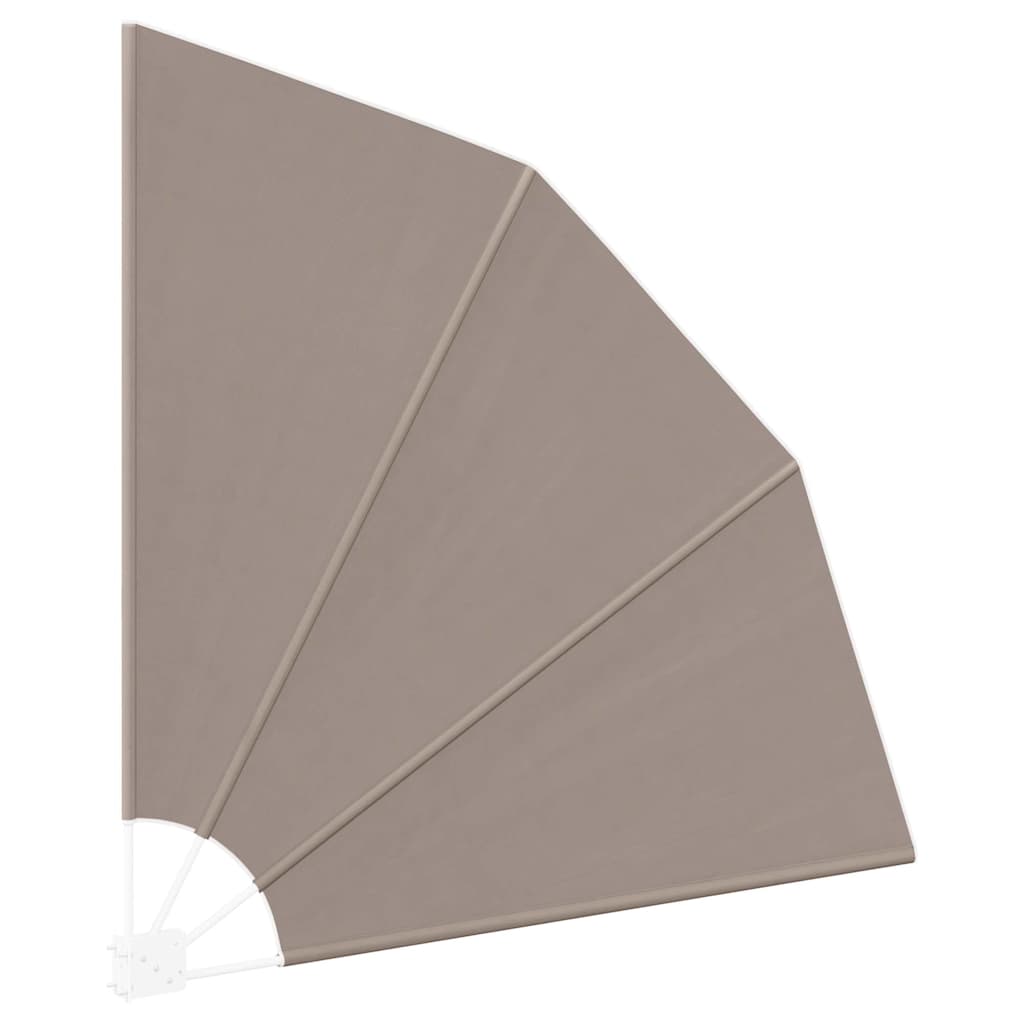 Balcony Privacy Screen Taupe 140 x 140 cm Fabric