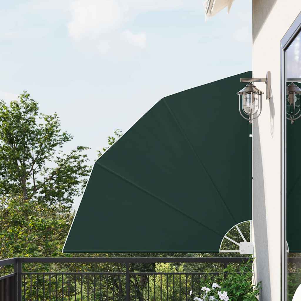 Balcony Privacy Screen Dark green 140 x 140 cm Fabric