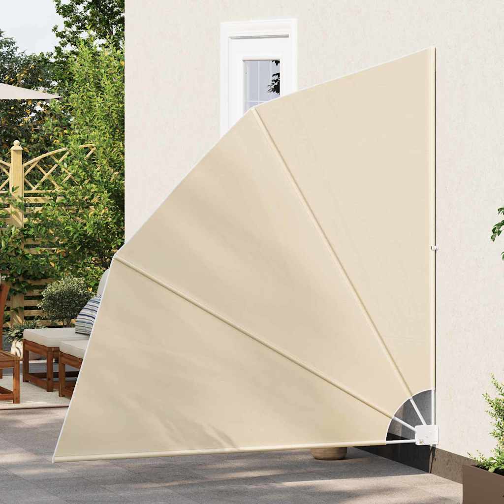 Balcony Privacy Screen Beige 210 x 210 cm Fabric