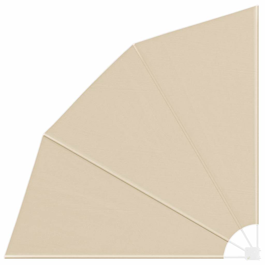 Balcony Privacy Screen Beige 210 x 210 cm Fabric