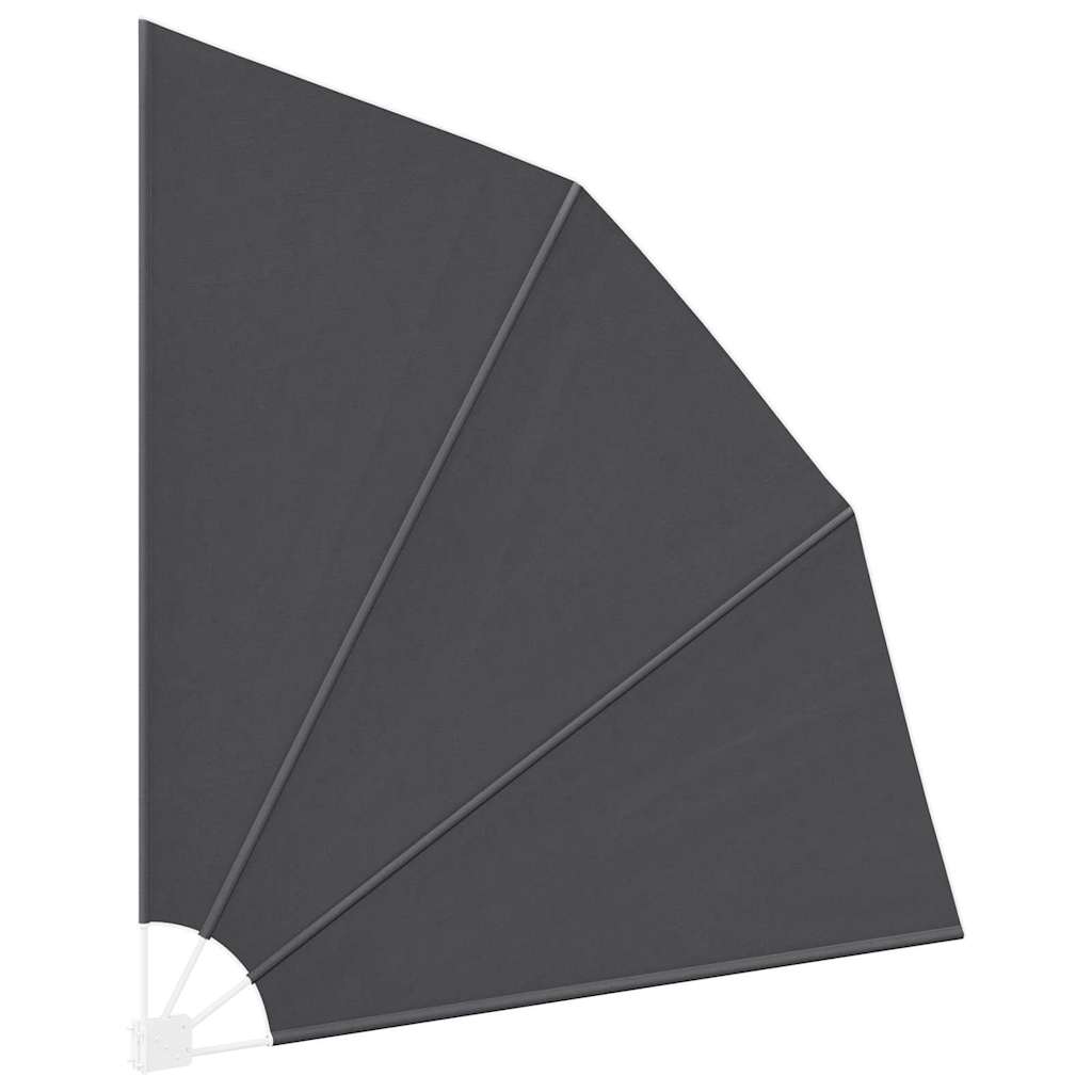 Balcony Privacy Screen Black 210 x 210 cm Fabric