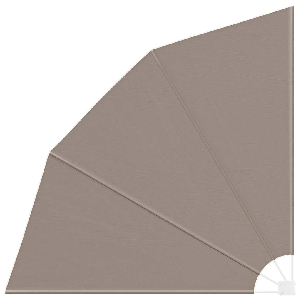 Balcony Privacy Screen Taupe 210 x 210 cm Fabric