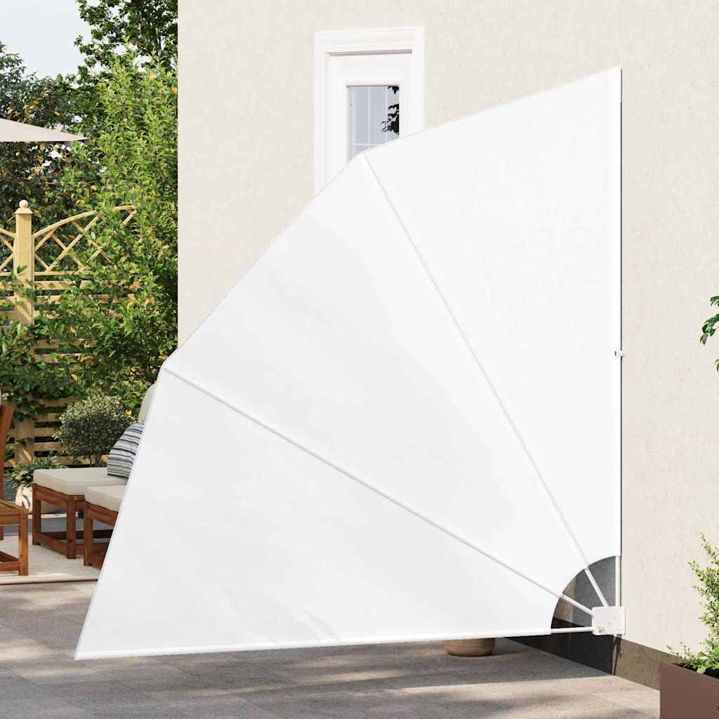 Balcony Privacy Screen White 210 x 210 cm Fabric