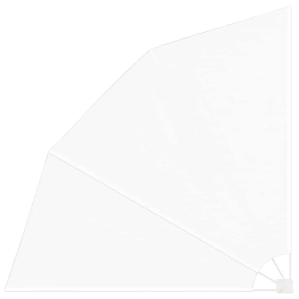 Balcony Privacy Screen White 210 x 210 cm Fabric