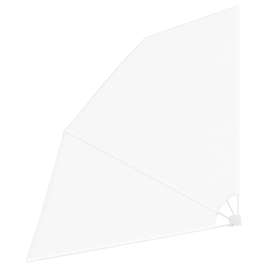 Balcony Privacy Screen White 210 x 210 cm Fabric