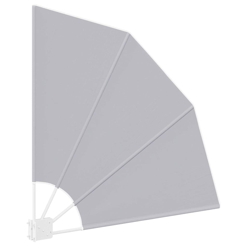 Balcony Privacy Screen Grey 115 x 115 cm Fabric