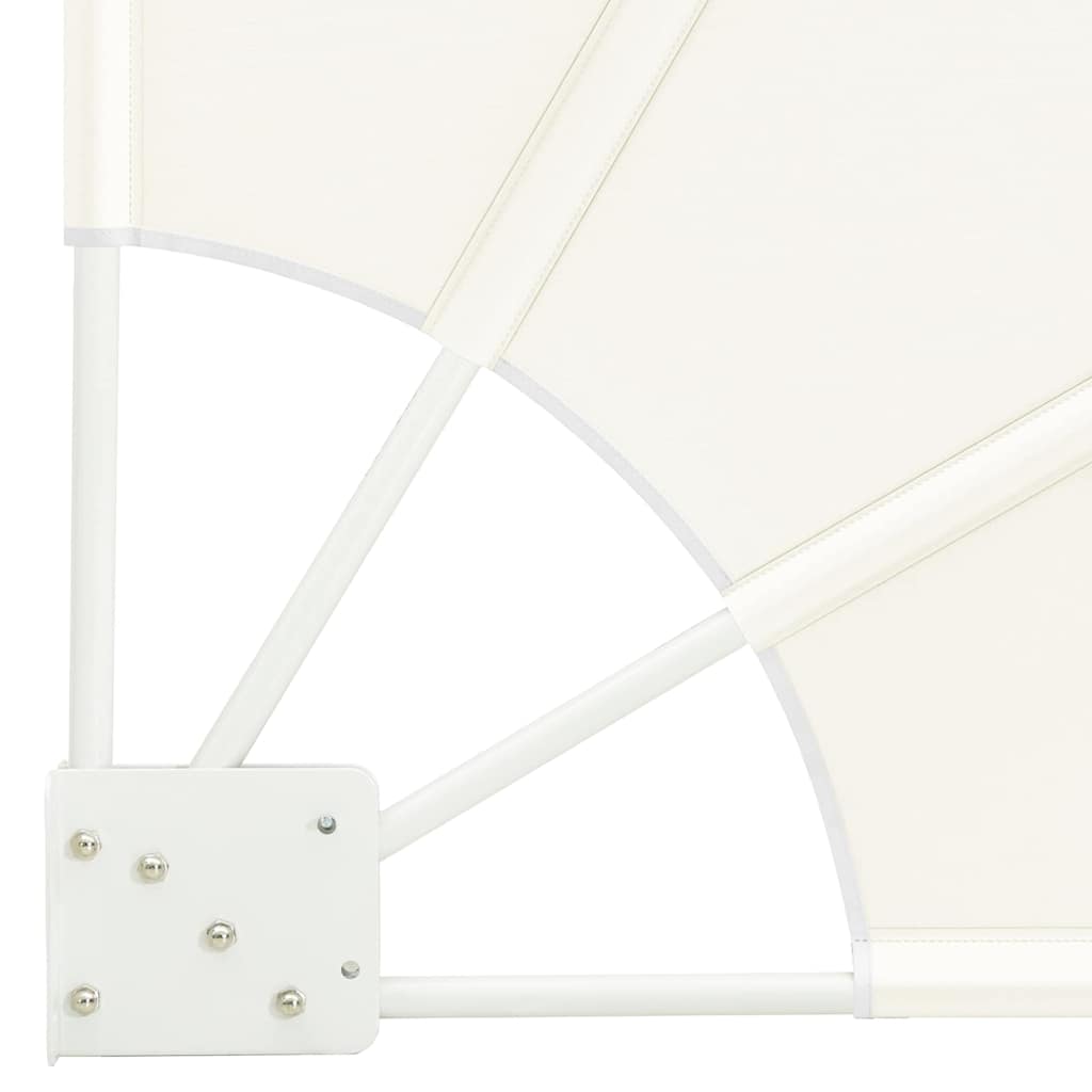 Balcony Privacy Screen Cream 115 x 115 cm Fabric