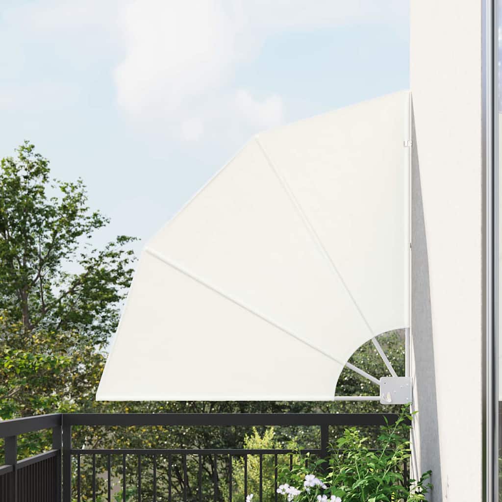 Balcony Privacy Screen Cream 115 x 115 cm Fabric