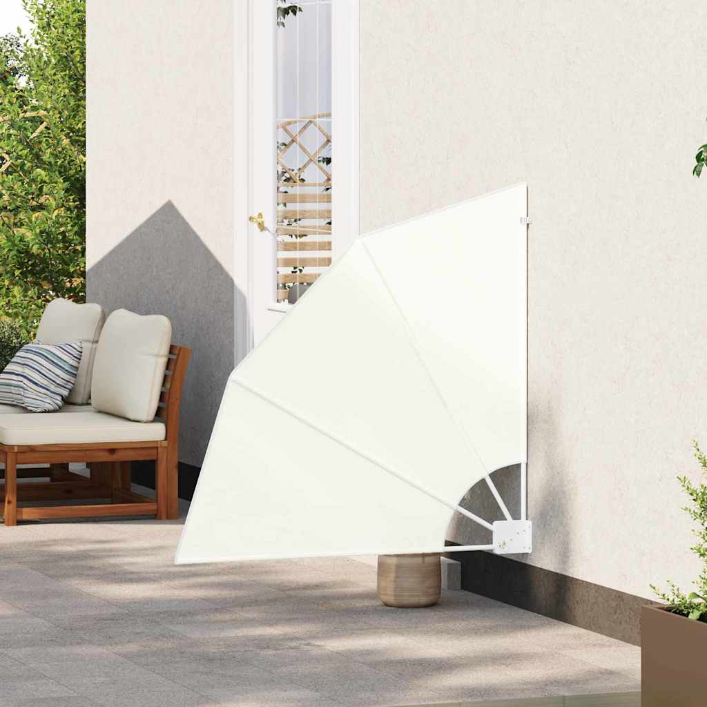 Balcony Privacy Screen Cream 115 x 115 cm Fabric
