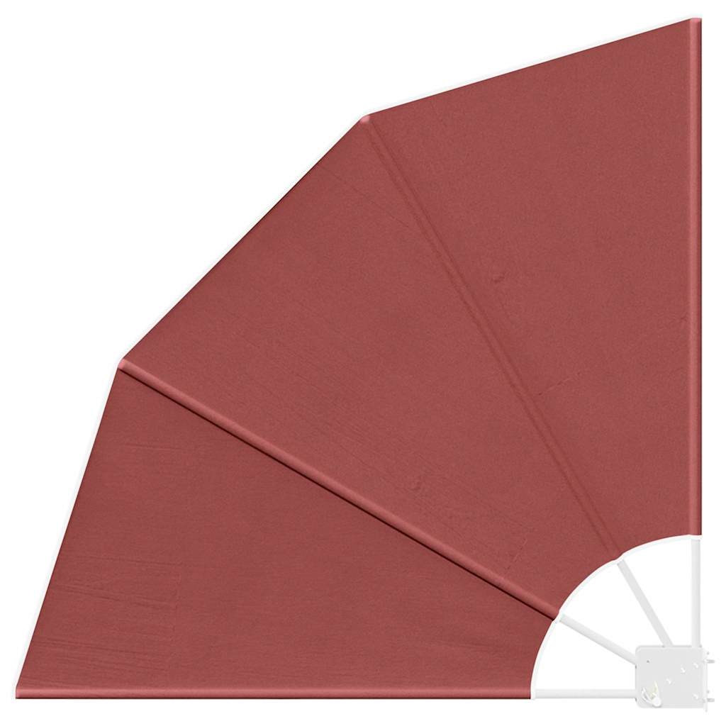 Balcony Privacy Screen Terracotta 115 x 115 cm Fabric