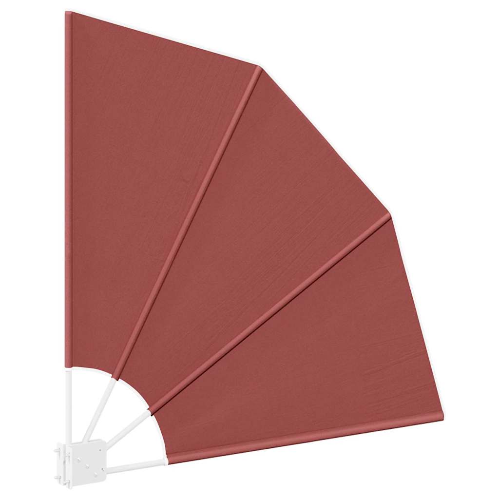 Balcony Privacy Screen Terracotta 115 x 115 cm Fabric