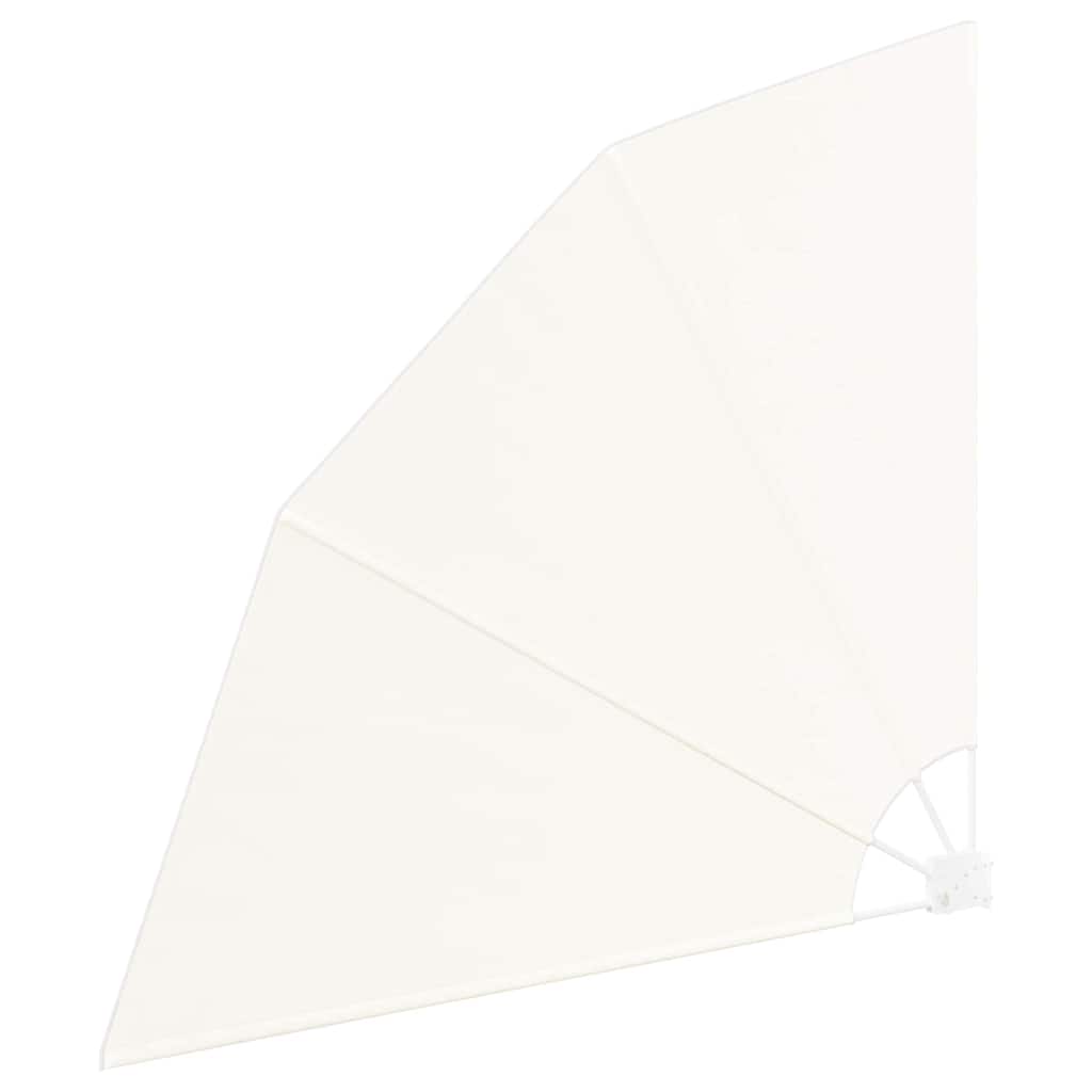 Balcony Privacy Screen Cream 160 x 160 cm Fabric