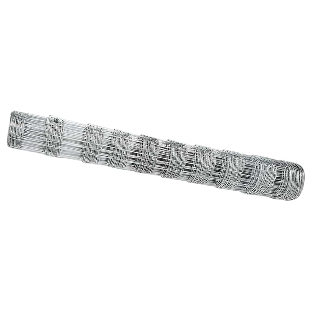 Field Fence Silver 25 x 1 m Galvanised steel