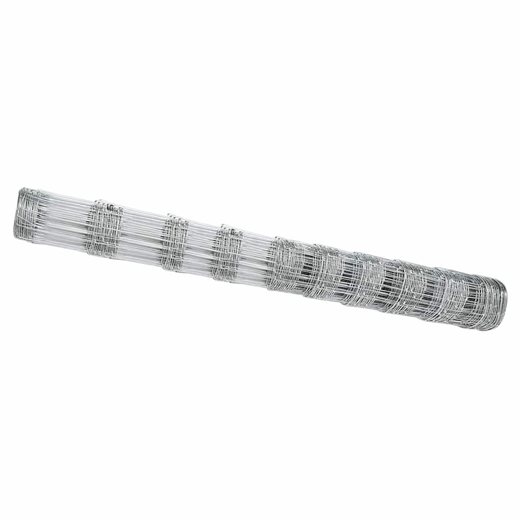 Field Fence Silver 25 x 1.2 m Galvanised steel