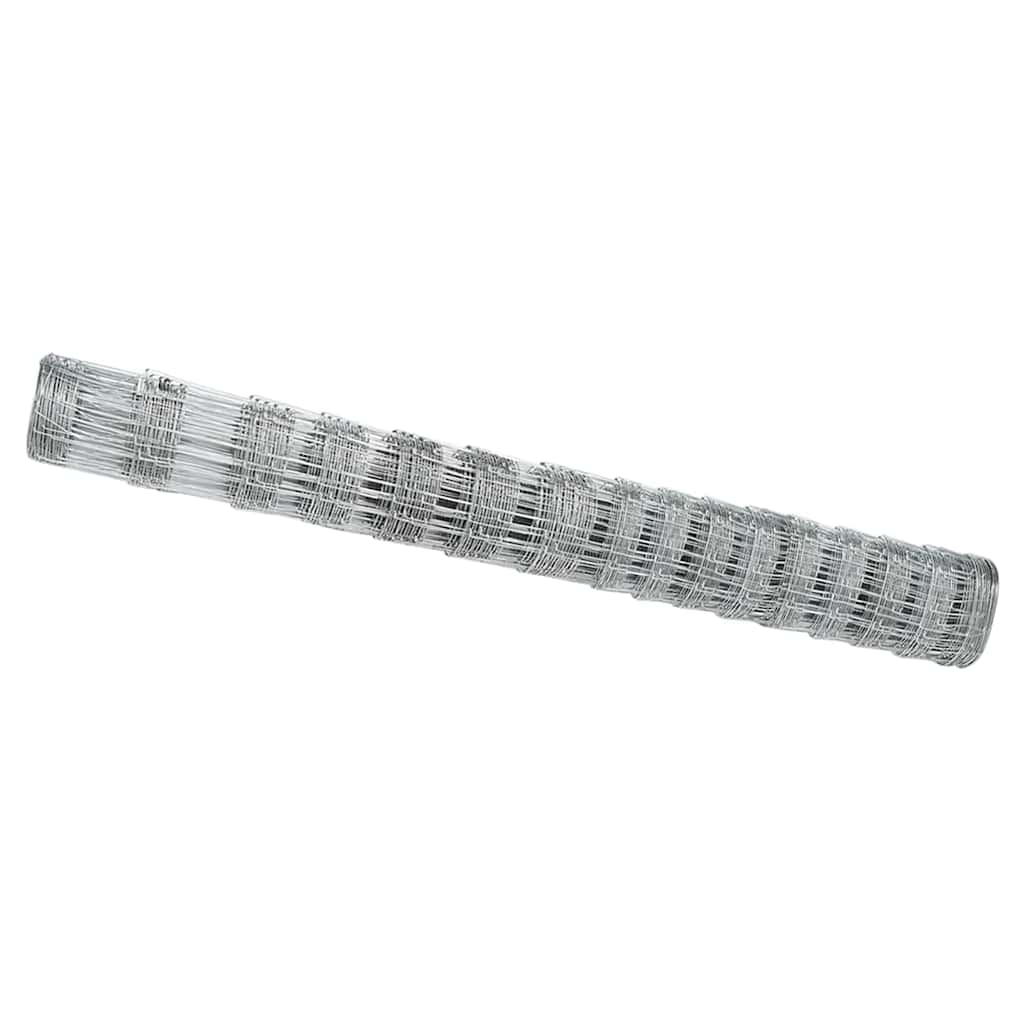 Field Fence Silver 25 x 1.2 m Galvanised steel