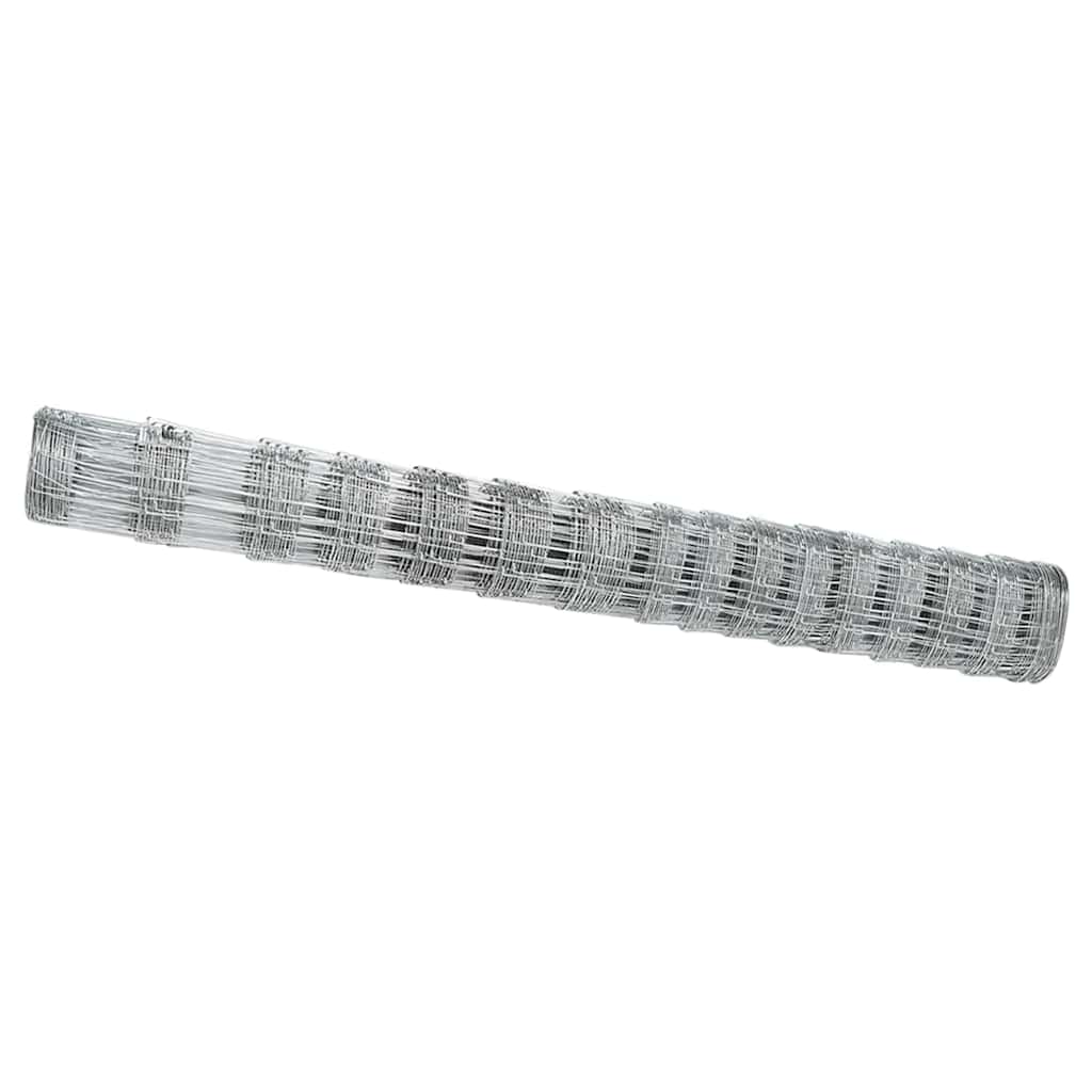 Field Fence Silver 25 x 1.2 m Galvanised steel