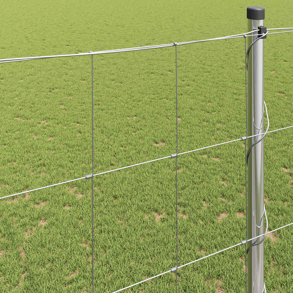 Field Fence Silver 25 x 1.5 m Galvanised steel
