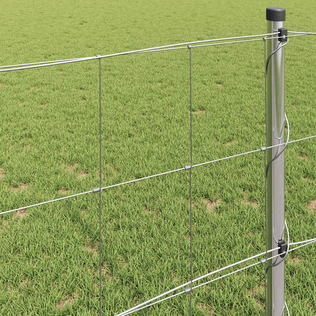 Field Fence Silver 50 x 0.8 m Galvanised steel