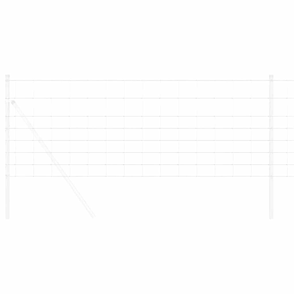 Field Fence Silver 50 x 0.8 m Galvanised steel