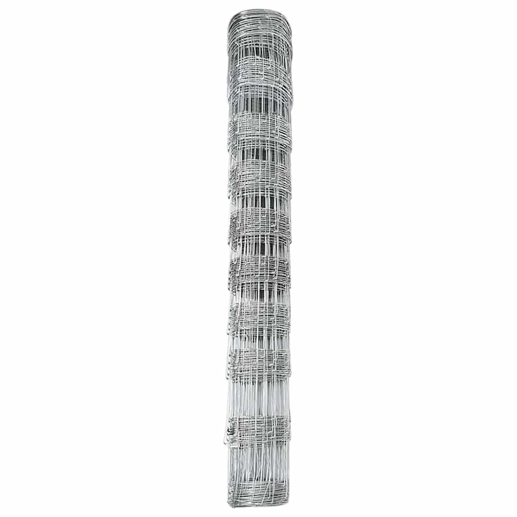 Field Fence Silver 50 x 1 m Galvanised steel