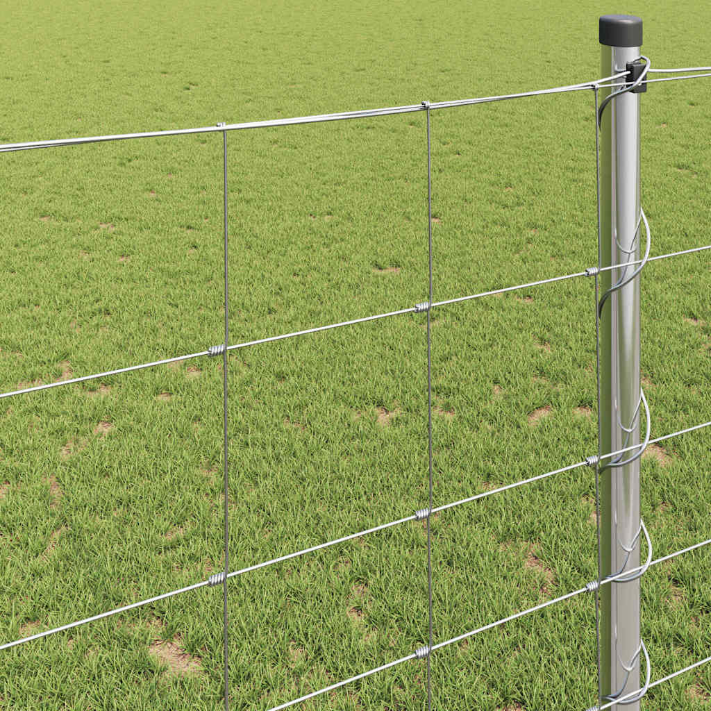 Field Fence Silver 50 x 1.2 m Galvanised steel