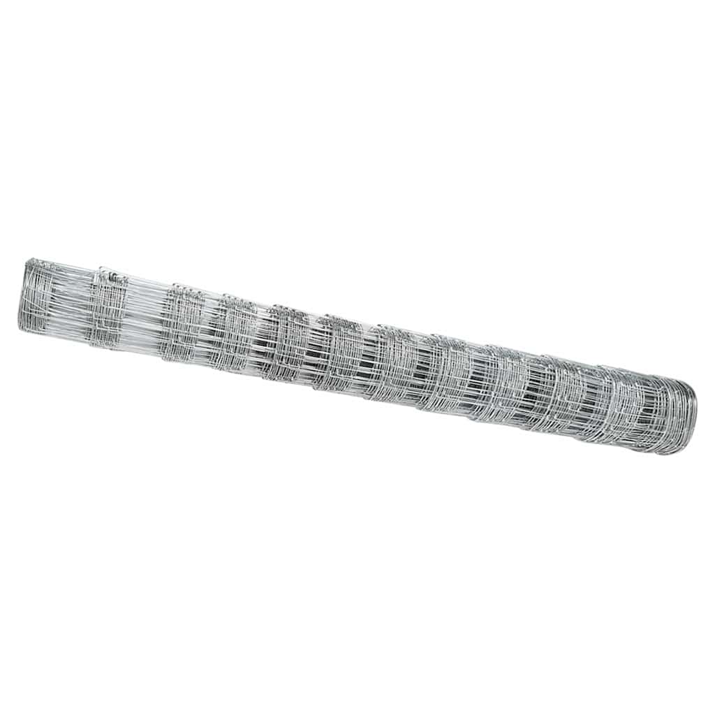 Field Fence Silver 50 x 1.2 m Galvanised steel
