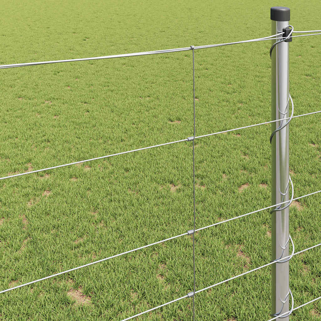 Field Fence Silver 50 x 1.2 m Galvanised steel