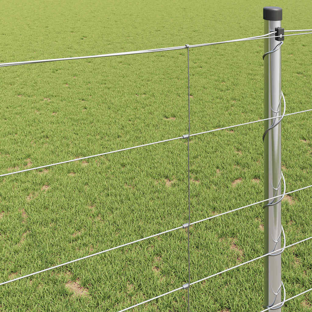 Field Fence Silver 50 x 1.2 m Galvanised steel