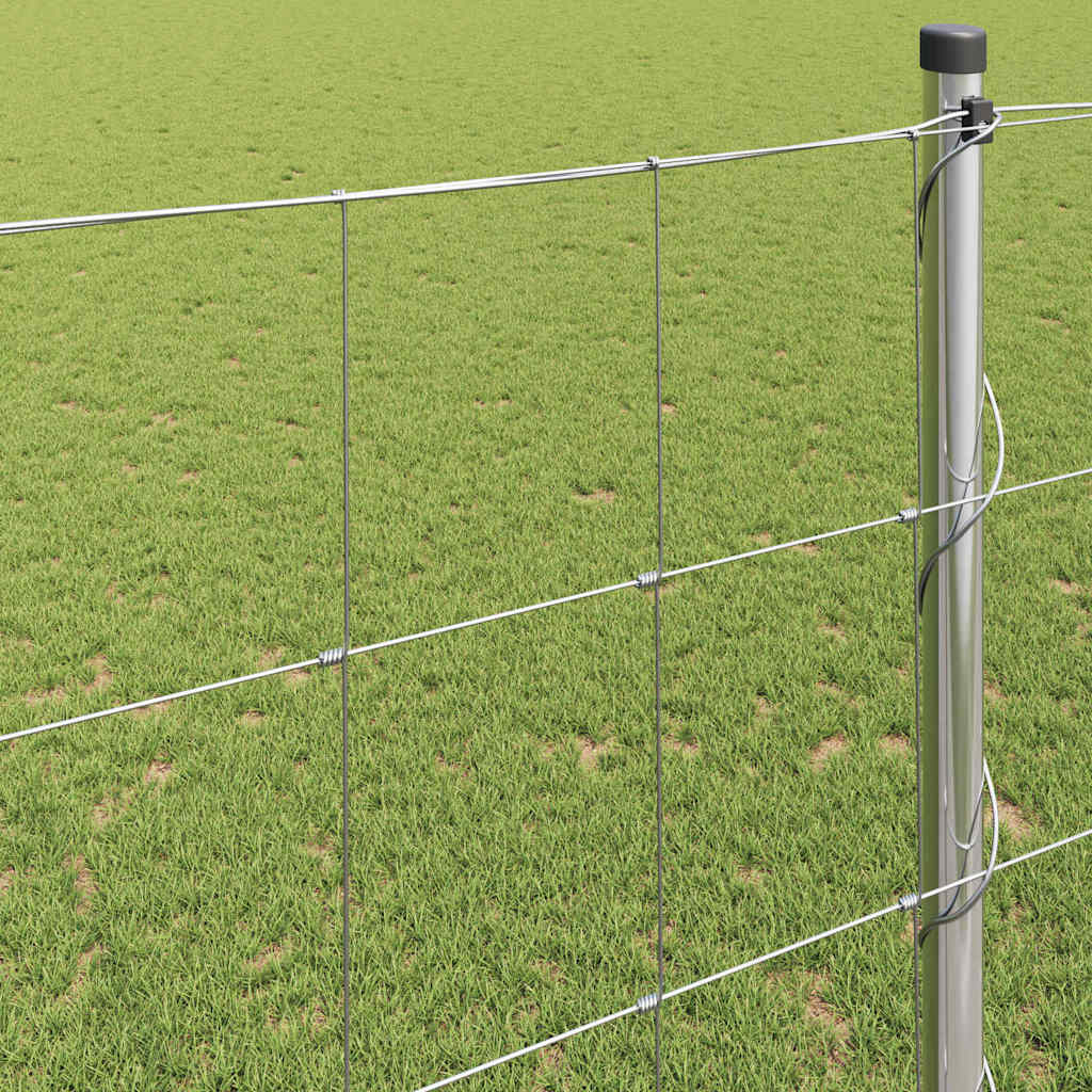Field Fence Silver 50 x 1.4 m Galvanised steel