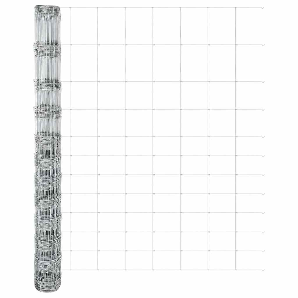 Field Fence Silver 50 x 1.4 m Galvanised steel