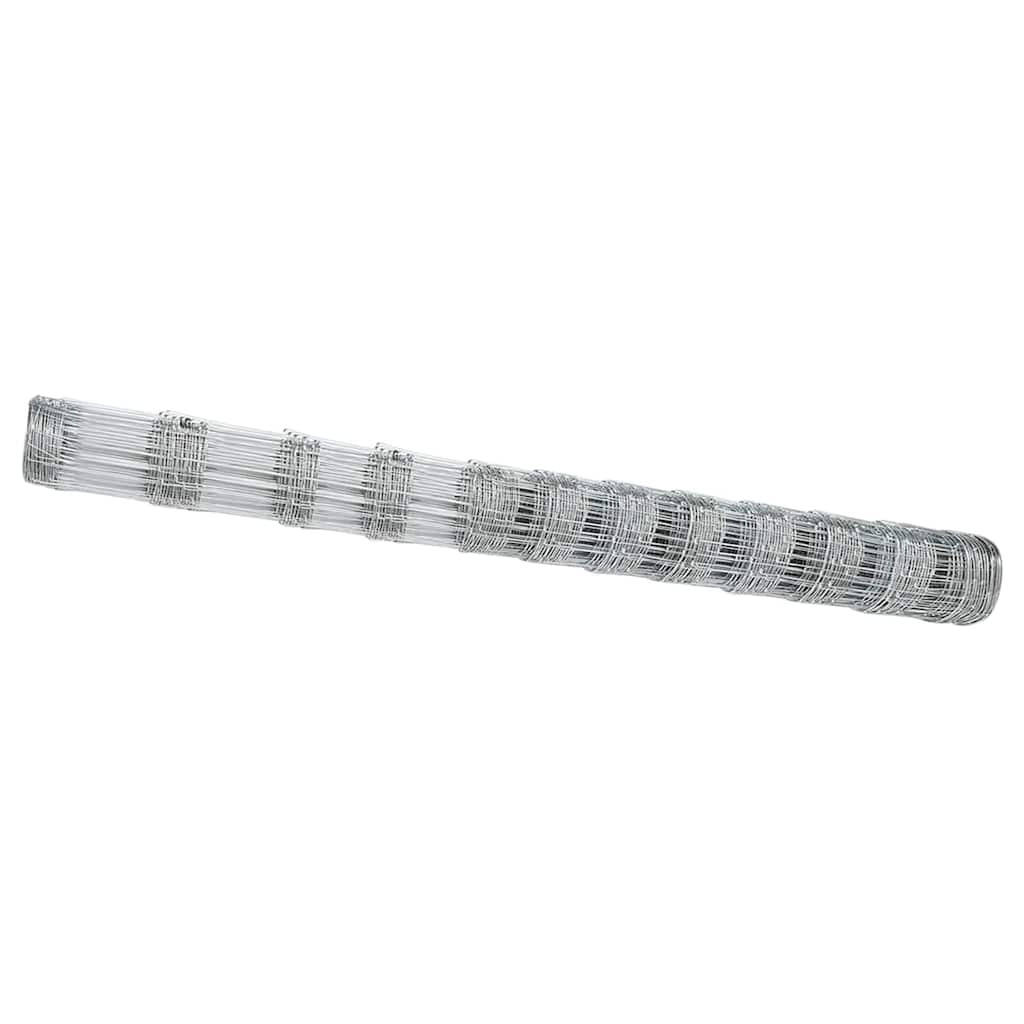 Field Fence Silver 50 x 1.4 m Galvanised steel