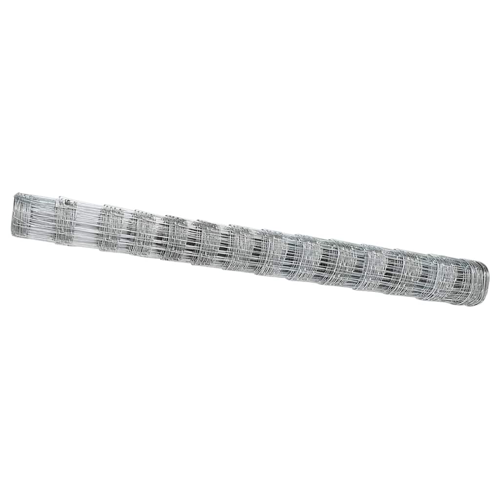 Field Fence Silver 50 x 1.4 m Galvanised steel