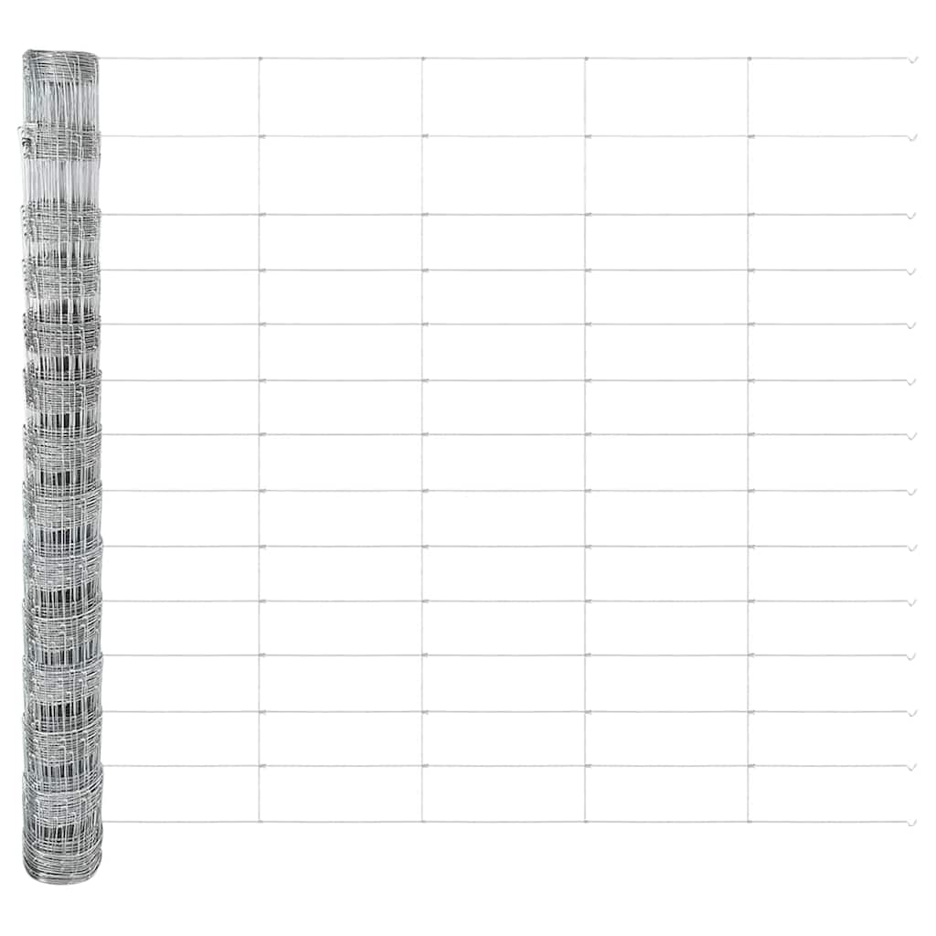 Field Fence Silver 50 x 1.4 m Galvanised steel