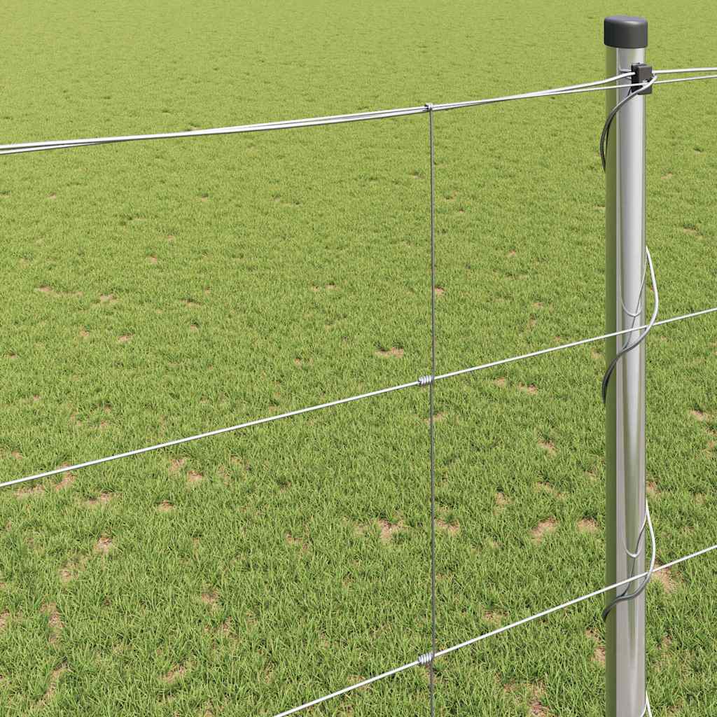 Field Fence Silver 50 x 1.5 m Galvanised steel