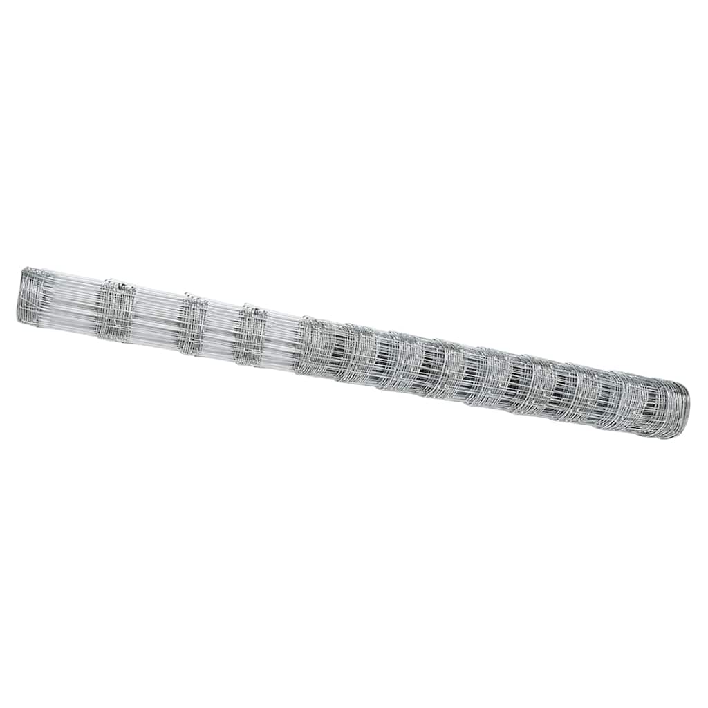 Field Fence Silver 50 x 1.5 m Galvanised steel