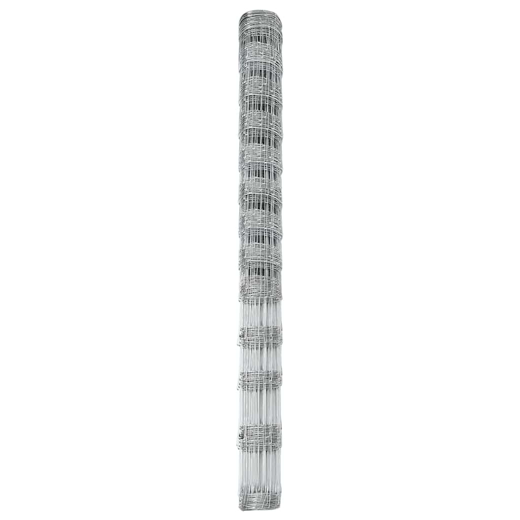 Field Fence Silver 50 x 1.5 m Galvanised steel