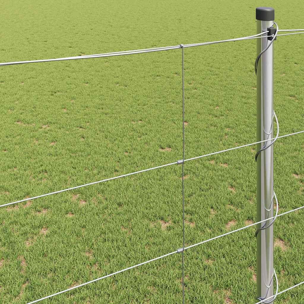 Field Fence Silver 50 x 1.5 m Galvanised steel