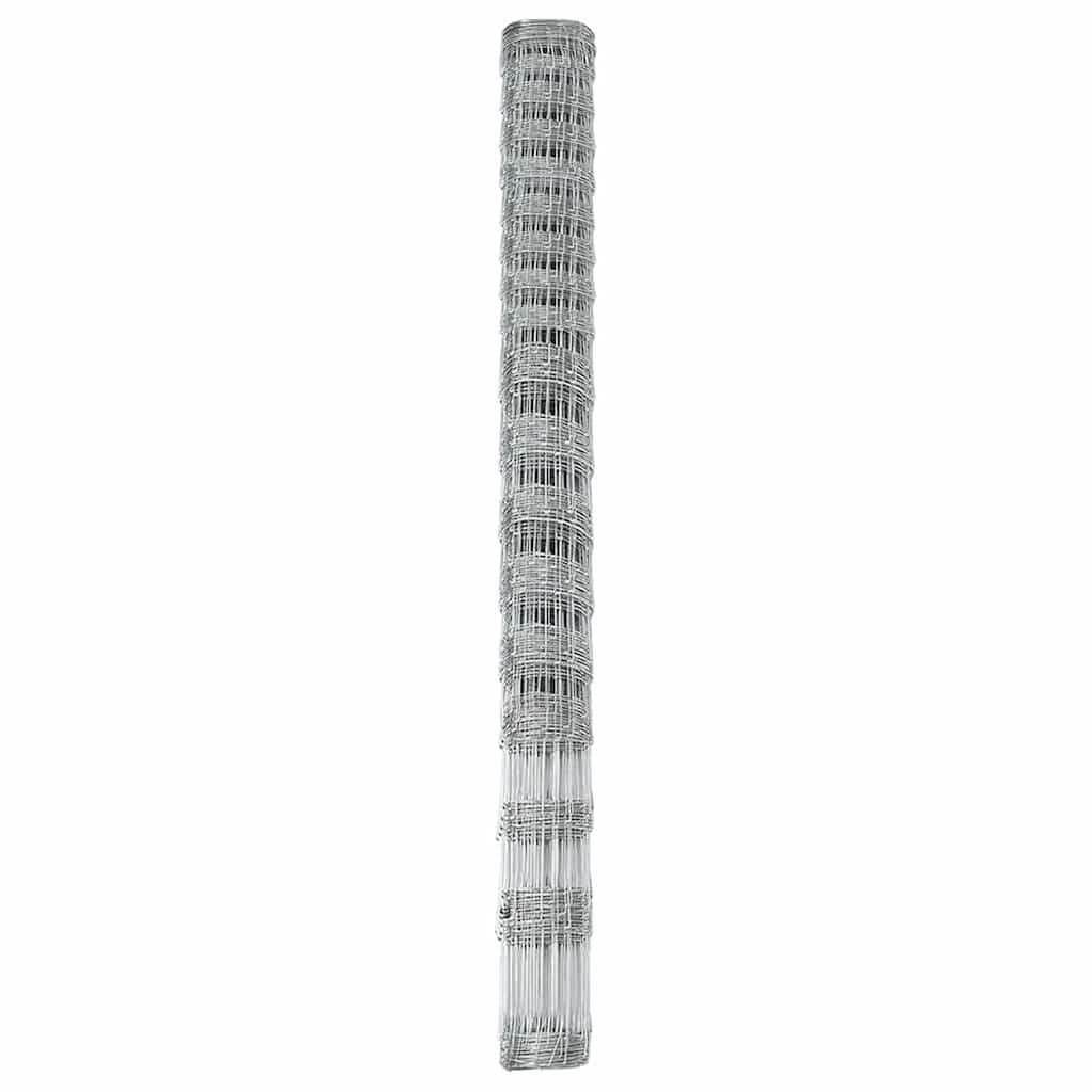 Field Fence Silver 50 x 1.5 m Galvanised steel