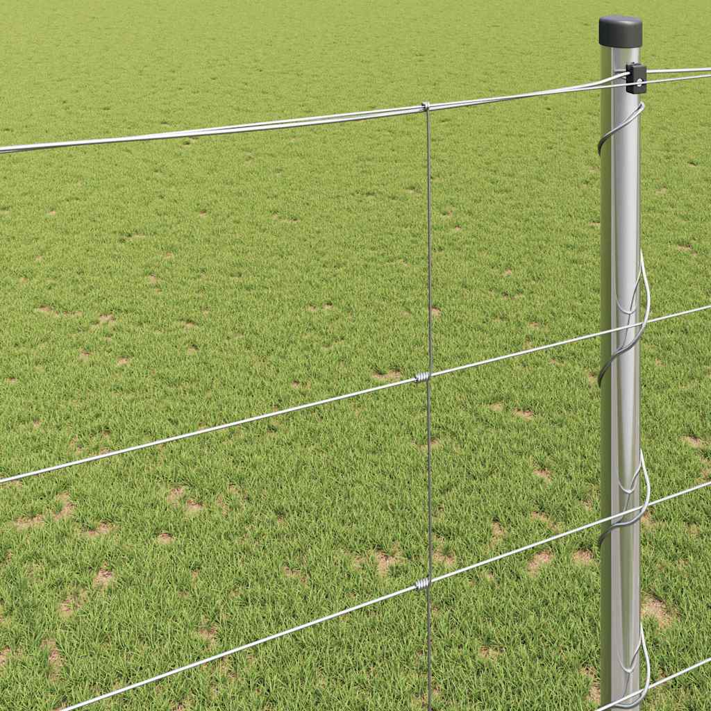 Field Fence Silver 50 x 1.6 m Galvanised steel