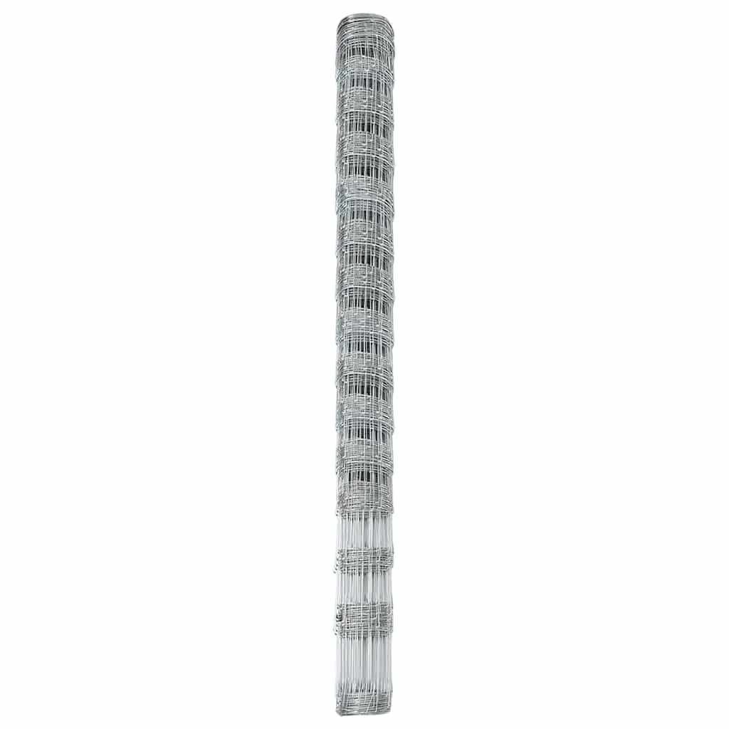 Field Fence Silver 50 x 1.6 m Galvanised steel