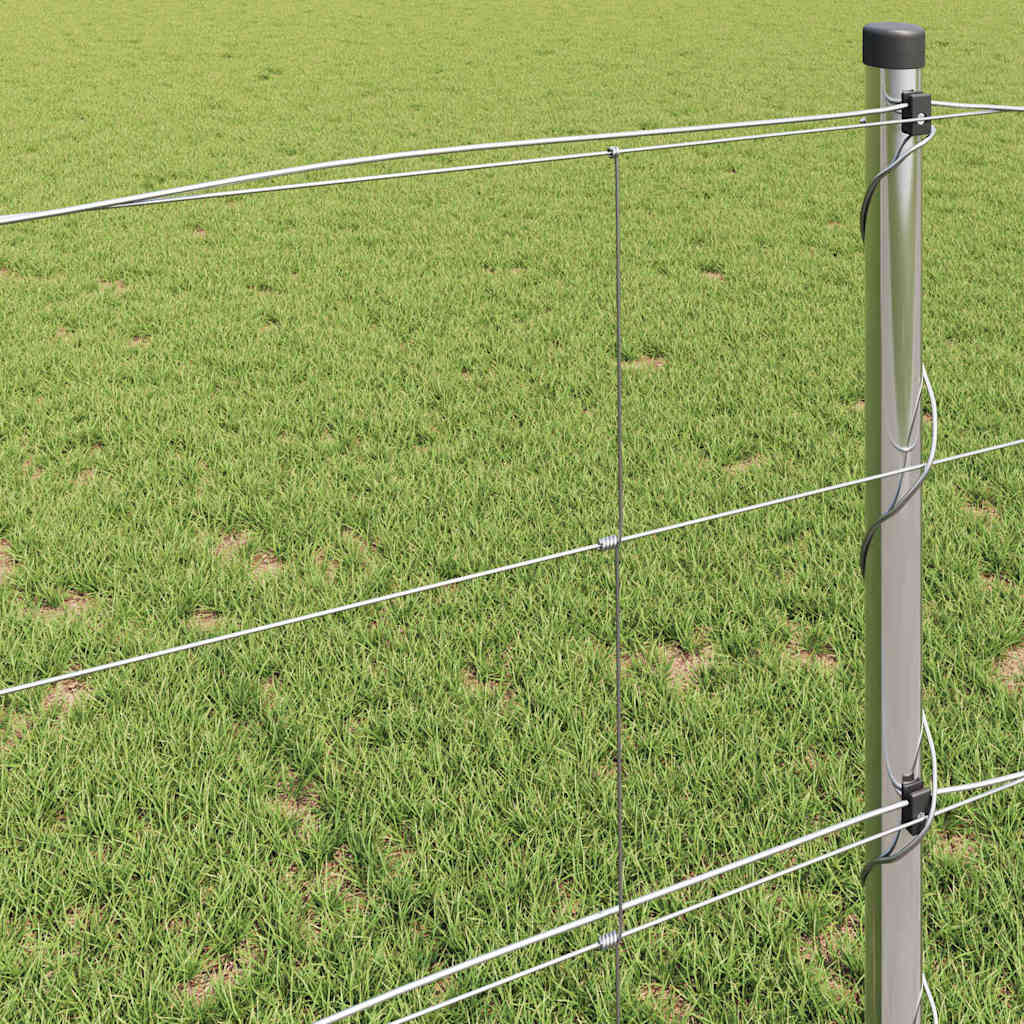 Field Fence Silver 100 x 0.8 m Galvanised steel